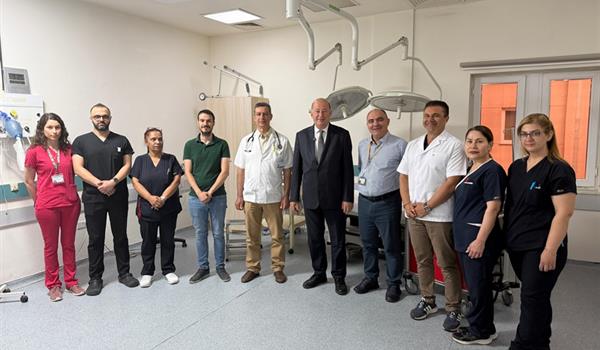 Dinçyürek: “Mağusa Devlet Hastanesi’nde  5 ayrı hastaya anjiyo yapılıp tedavi edildi “