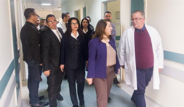 Sağlık Bakanı Filiz Besim Gazimağusa Devlet Hastanesini Ziyaret Etti
